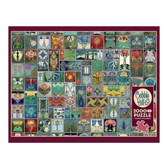 Cobble Hill Tile Work 2000 pc Jigsaw Puzzle - Picture 2 of 8